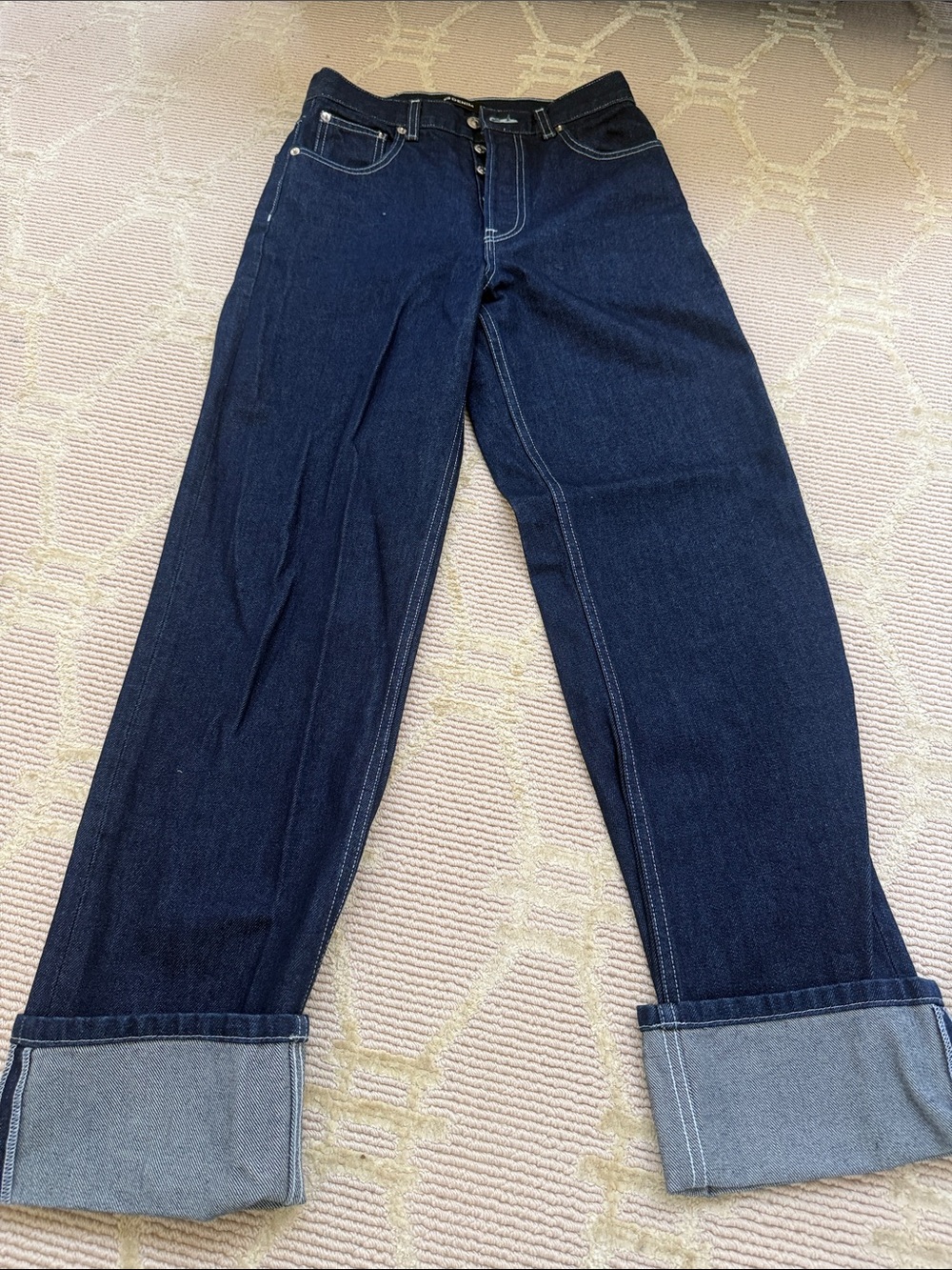 Eb denim Dark Blue Denim Jeans - Classic Straight Fit